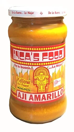 Inca's Food Aji Amarillo Yellow Hot Pepper Paste Authentic Peruvian Culinary Ingredient (2976 g) couyr