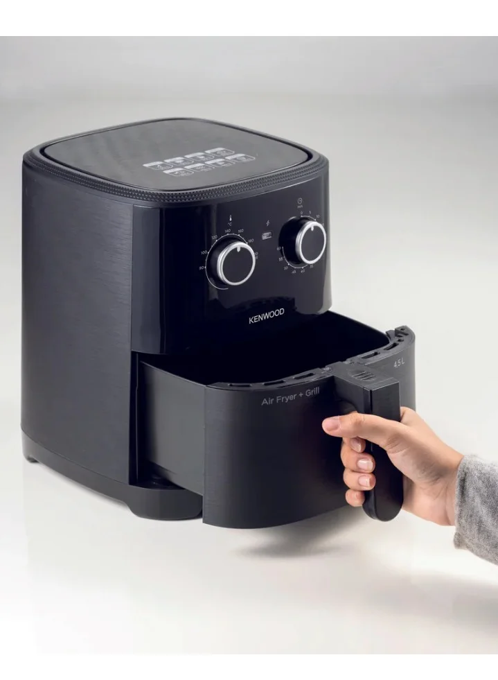 KENWOOD Digital Air Fryer Premium Oil-Free Cooking Appliance (Black, 4.5 L) vefr8