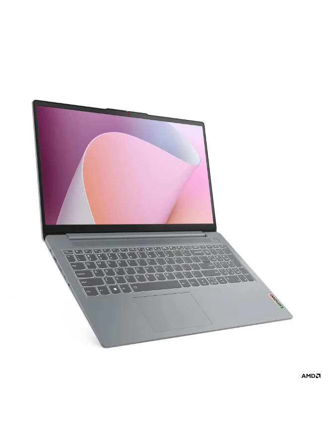 Slim 3 Laptop 15.6-Inch Display Octa-Core Processor 16GB RAM 512GB SSD Windows 11 English/Arabic Keyboard (Arctic Grey) e9y0z