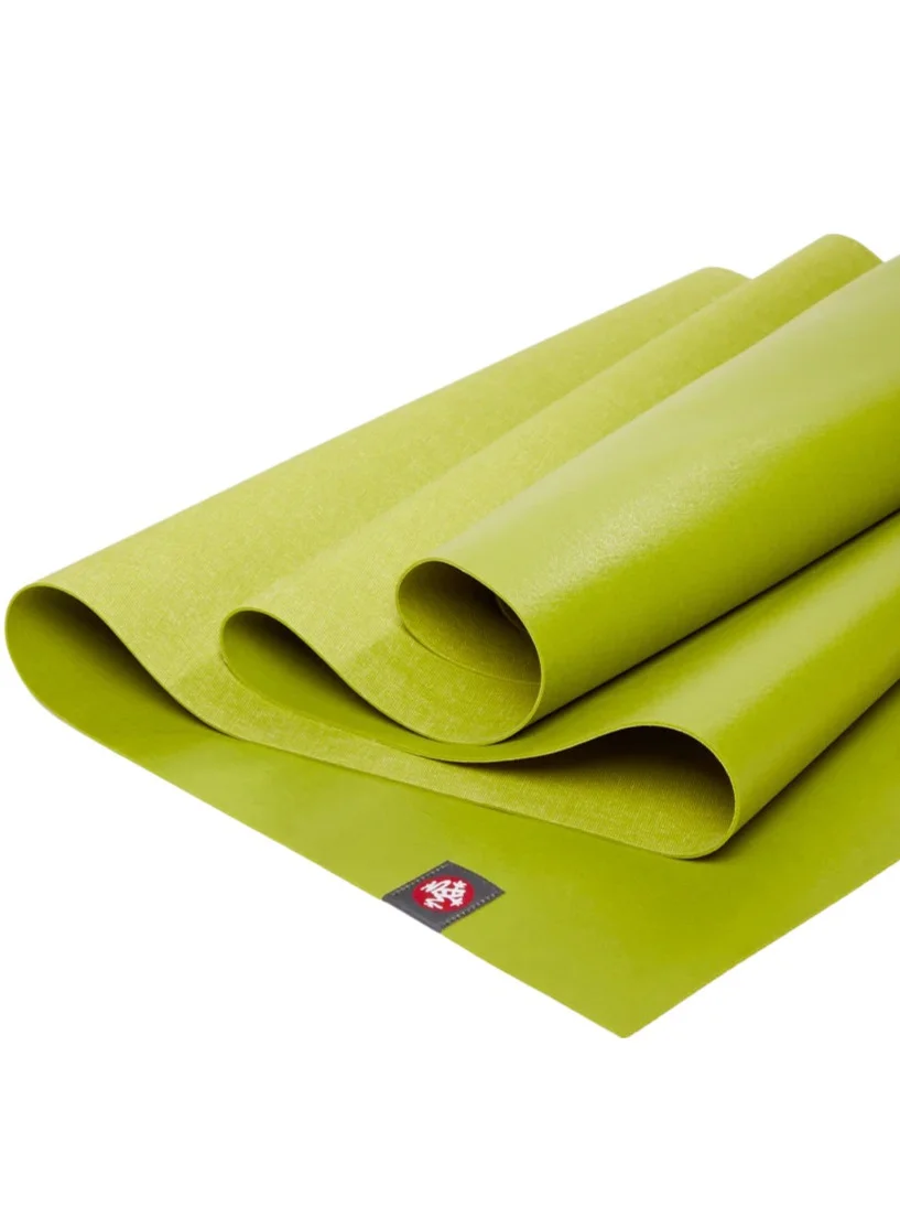 Premium Travel Yoga Mat Lightweight Natural Rubber Non-Slip Surface (Anise, 180 cm) ipeyk