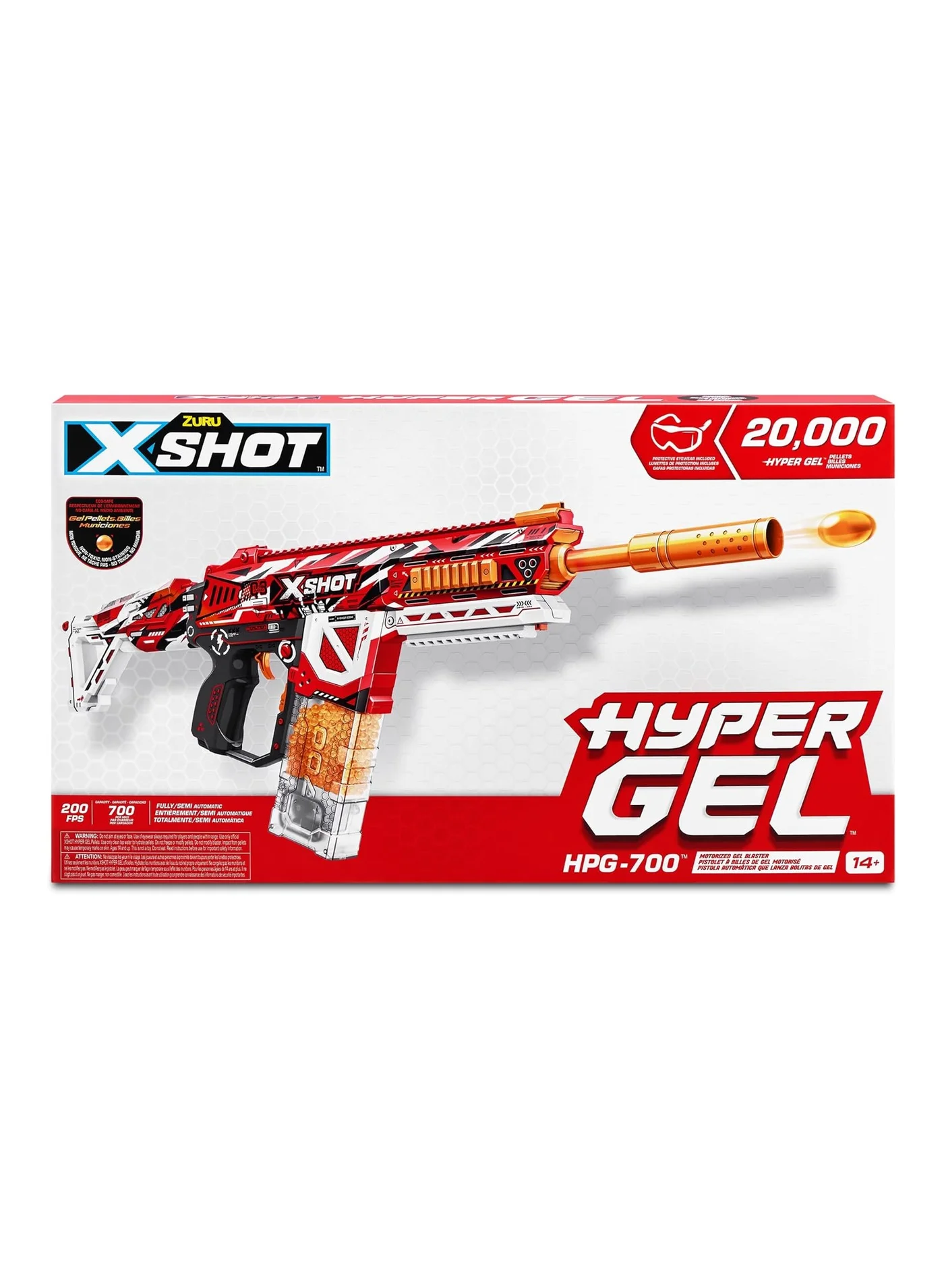 X-Shot Hyper Gel Assault Blaster High-Capacity Outdoor Toy Set (Large) q6vni