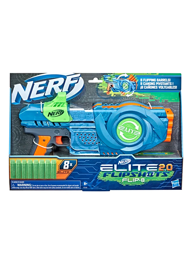 Premium Foam Dart Blaster with Rotating 8-Barrel Design for Rapid Action (8-Dart Capacity) u6dez