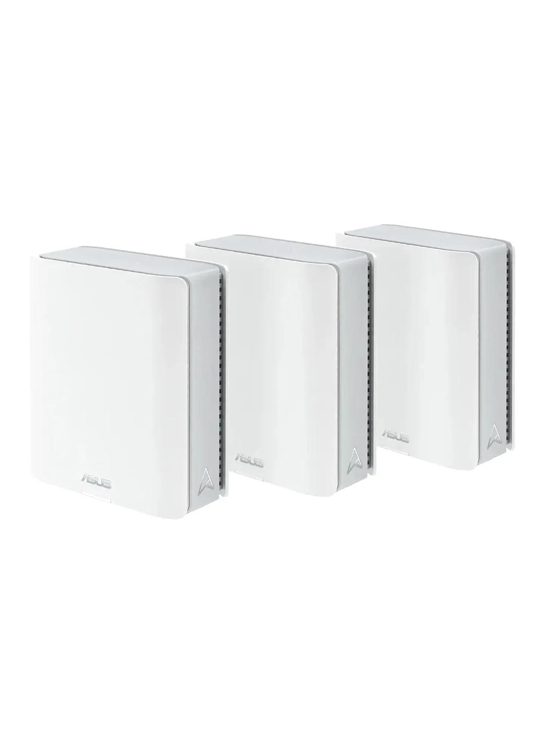 Premium Quad-Band Wi-Fi 7 Mesh Router System High-Speed Networking for Smart Home (White, 3-Pack) 31op9