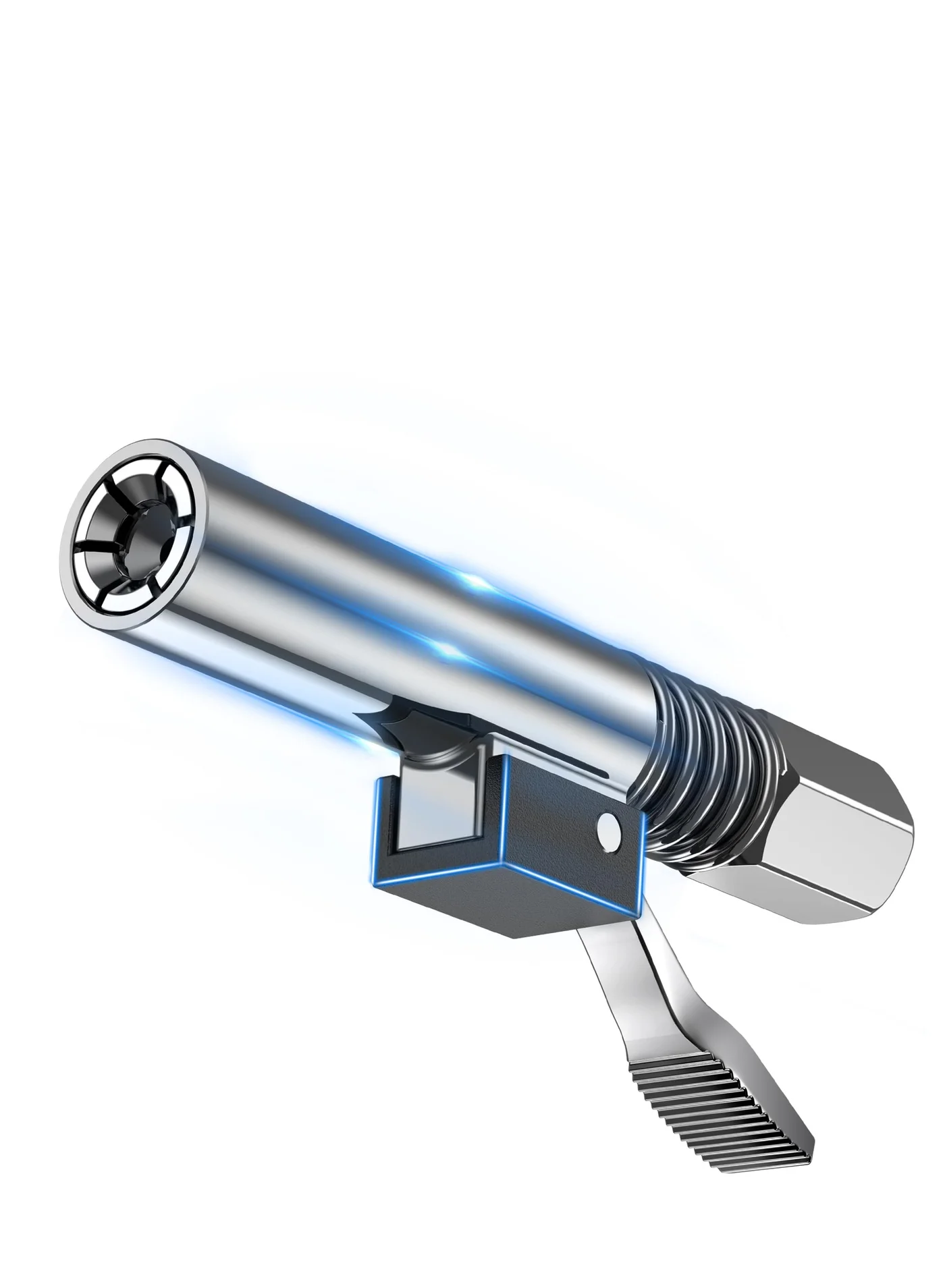SYOSI Heavy-Duty Grease Gun Coupler with 6 Locking Jaws (12000 PSI High-Pressure Quick Release Fitting, 1/8 inch NPT, 1 Pack) bkxh8
