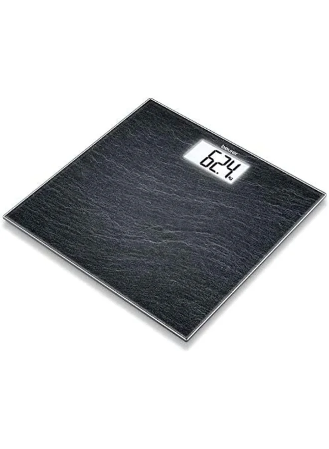 Premium Glass Bathroom Scale Digital Weight Monitor (Slate Grey, 150 kg Capacity) 0d8xk