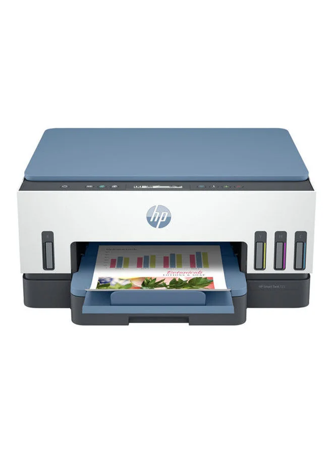 Premium All-in-One Color Inkjet Printer Wireless Home Office Device (White-Grey) iiwsn