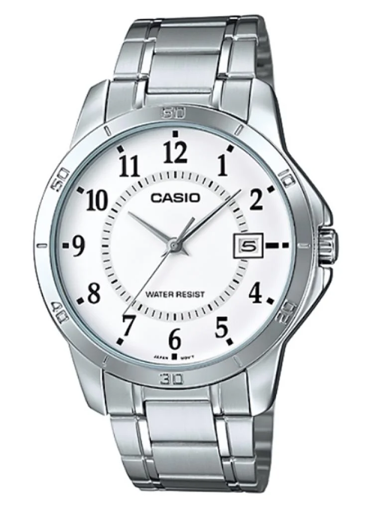 Premium Men Analog Quartz Watch Stainless Steel Water Resistant (Silver, 40 mm) 8m8uw