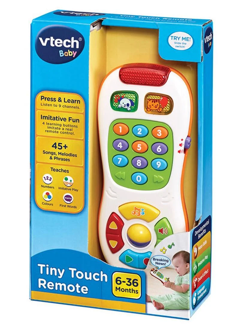 Tiny Touch Remote Learning Toy Interactive Educational Controller with 45+ Songs and Phrases (Plastic, 1 Piece) cuh7v