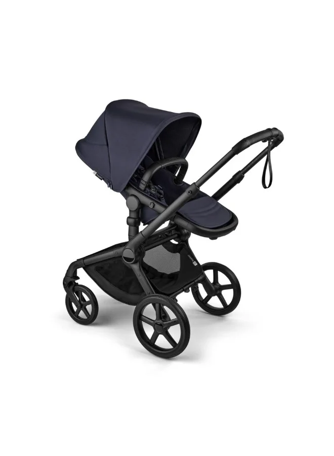 Premium All-Terrain Stroller Complete Set (Black and Deep Indigo, Full Size) pt2qk