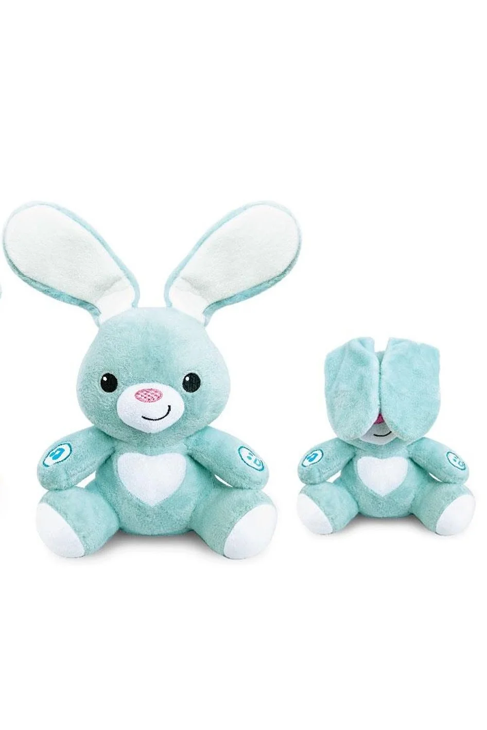 WinFun Peekaboo Bunny Plush Toy Interactive Musical Light-Up Sensory Activity (25 cm) 6f7rw