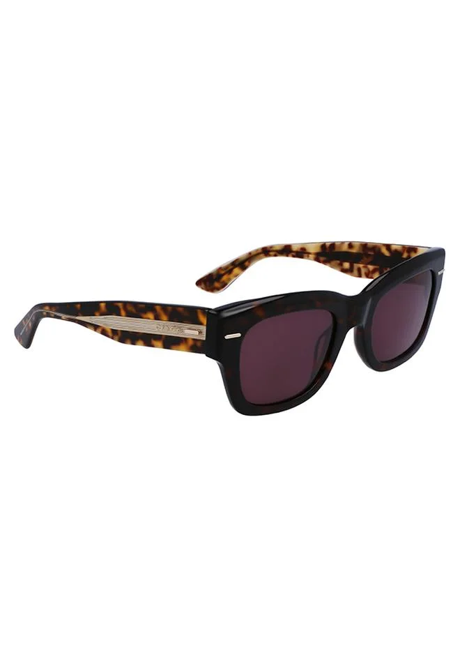 Premium Rectangular Sunglasses for Men Lightweight UV Protection Eyewear (Brown, 51 mm) 4t8fj