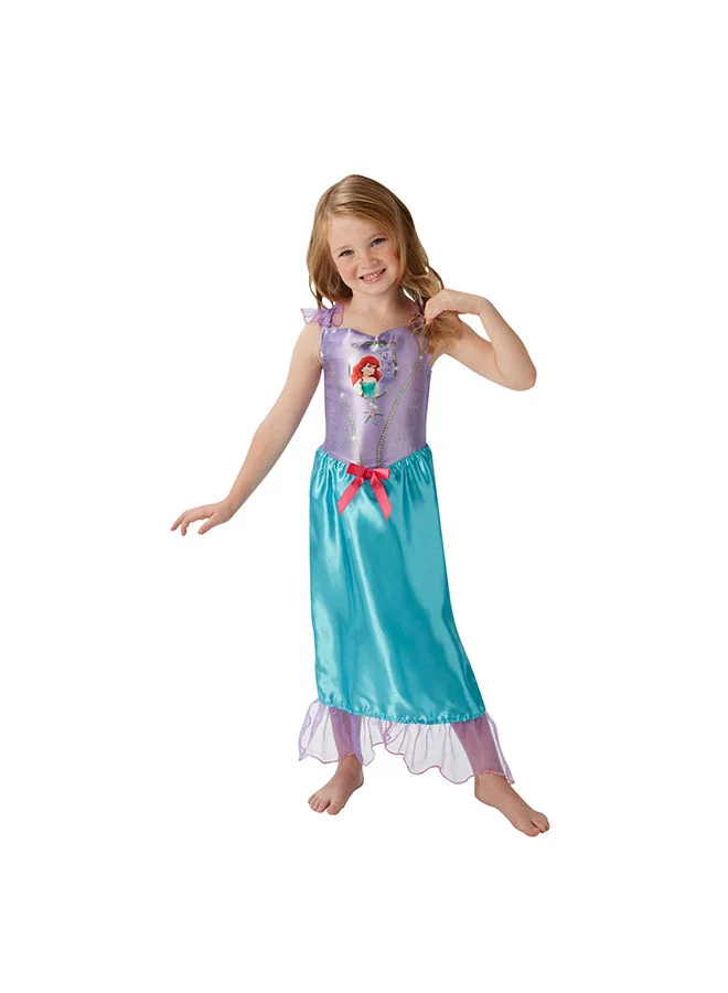 Rubie's Princess Fairy Tale Ariel Costume for Girls Premium Polyester Dress (Kids) 0yn59