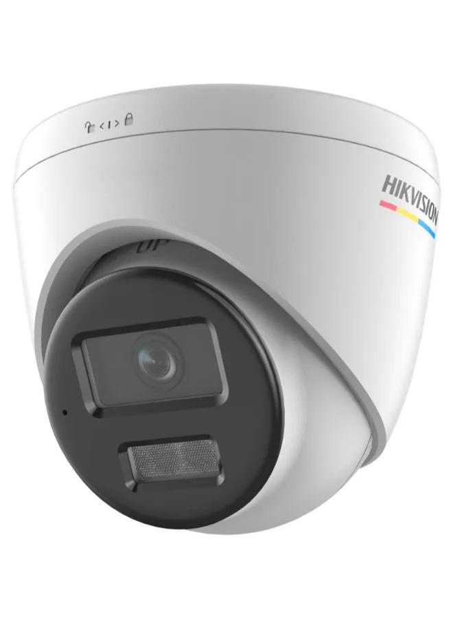 Premium 4MP IP Turret Security Camera with Smart Hybrid Night Vision and Motion Detection (White, 2.8mm Lens) v35qi