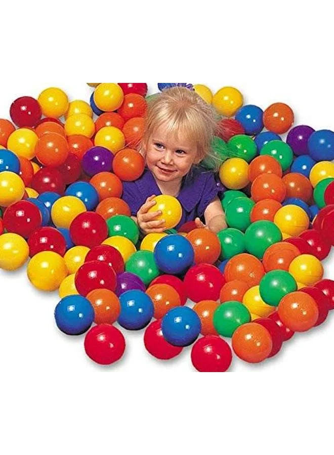 Premium Fun Ball Set (100-Piece) Durable PVC Play Pit Balls for Kids Activity h2lqf