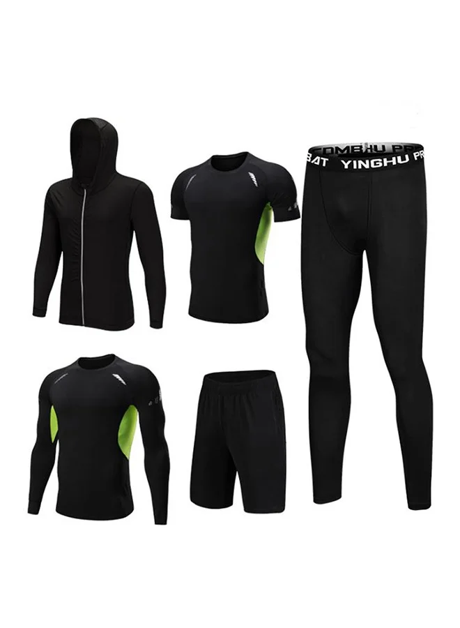 Joychic 5 Piece Sportswear Set Premium Athletic Apparel for Women (Multi-Piece) q4fxj