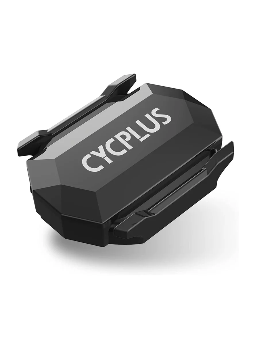 CYCPLUS C3 Cycling Speed and Cadence Sensor Dual Mode Bluetooth ANT+ Bike Computer Accessory (Black) 4rdqz