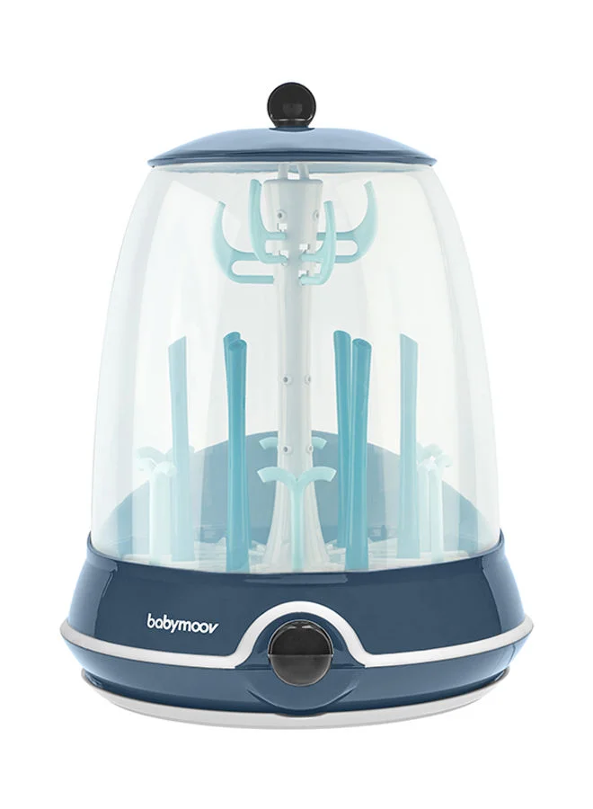 Babymoov Electric Steam Sterilizer and Dryer 2-in-1 with Drying Rack (6-Capacity, BPA-Free) relwl
