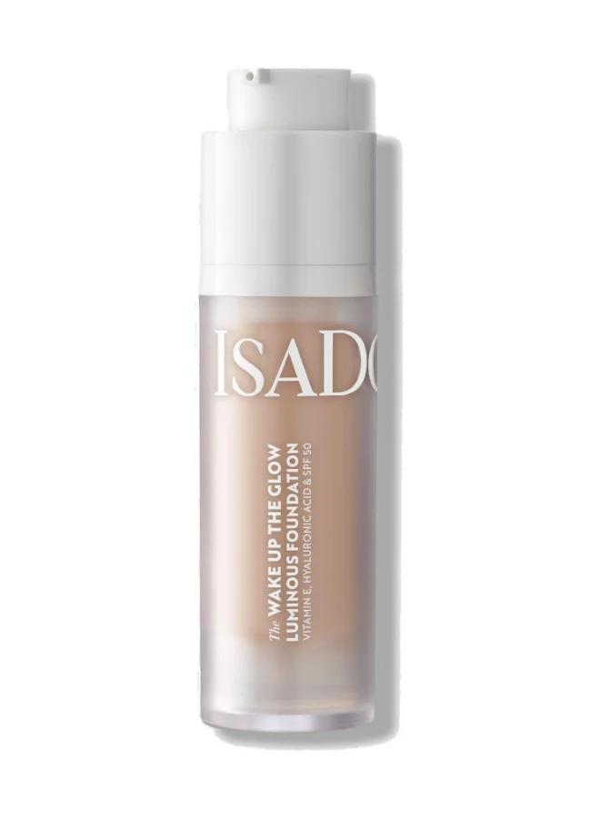 ISADORA Wake Up The Glow Luminous Foundation (3C Cool, 30 mL) Natural Finish Liquid Makeup for Combination Skin 0xavi