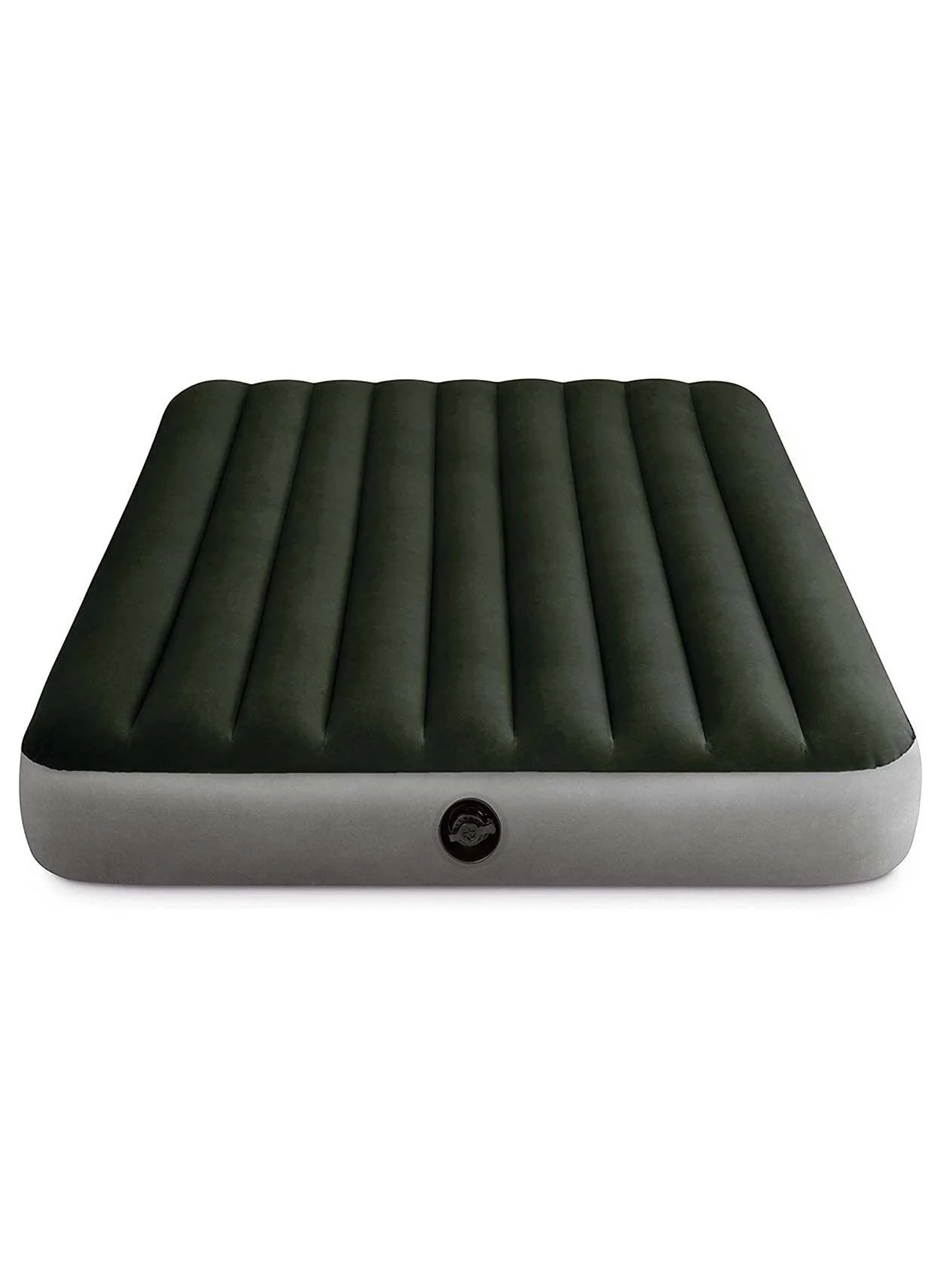 Premium Queen Air Mattress with Battery Pump Fiber-Tech Technology (Green, 203 x 152 x 25 cm) icfm8