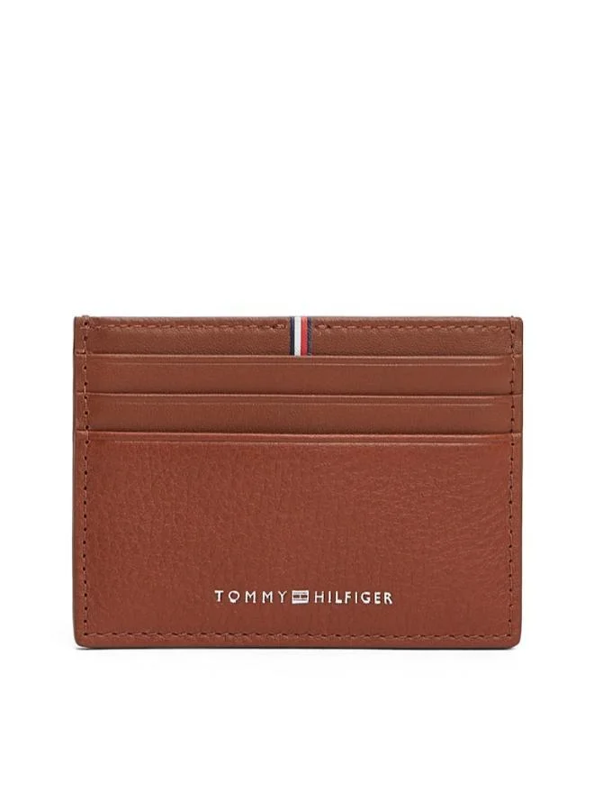 Premium Leather Credit Card Holder with Corporate Logo Minimalist Slim Wallet for Men ly3rv