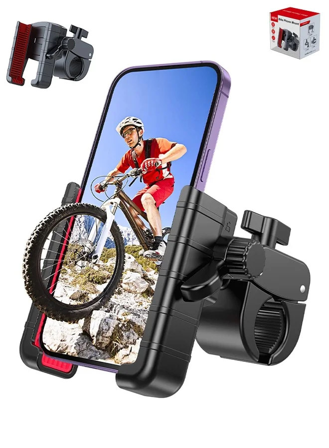 Lemon Bike Phone Mount Holder 360¡ã Rotating Handlebar Clamp for Motorcycles and Electric Scooters (Fits 4.5-7.0 inch Smartphones) 7pgfy