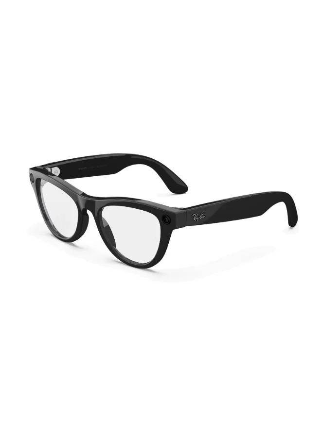 Premium Lightweight Optical Frames Shiny Black Full-Rim Design for Men and Women (Standard Fit) h0q0j