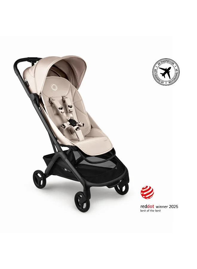 Premium Compact Folding Stroller Lightweight Travel Pushchair (Black, One Size) 18wod