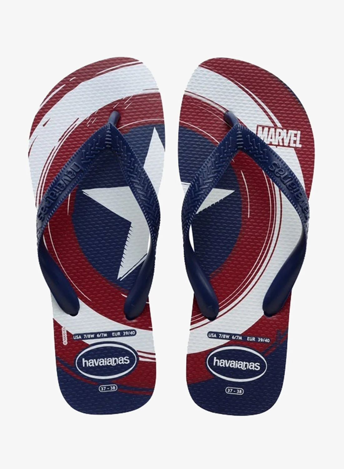 Premium Superhero Graphic Flip-flops Comfortable Summer Beach Sandals (Unisex, Adult, 42-43 EU) 54yjz