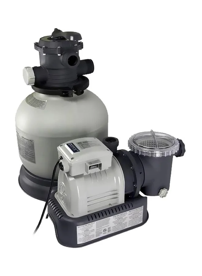 Premium Above Ground Swimming Pool with Filter Pump (488cm Diameter, 10600L Capacity) l1v3k