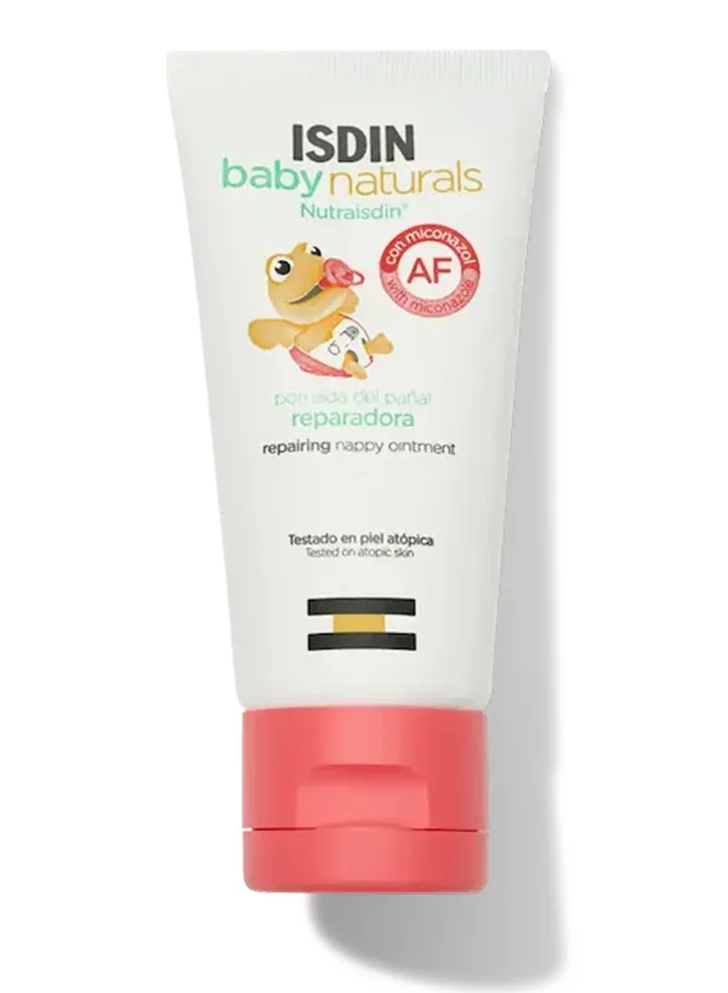 ISDIN Baby Natural Protective Ointment for Diaper Rash and Skin Irritation (50 mL) 1lq2c