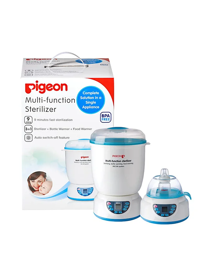Multi-function Baby Bottle Sterilizer Set (Blue, 3-in-1) m1yk2