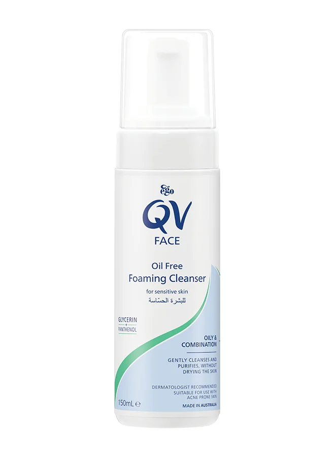 QV Face Oilycomb Foam Cleanser Premium Oil-Control Facial Wash for Oily Skin (150 mL) cxw5i