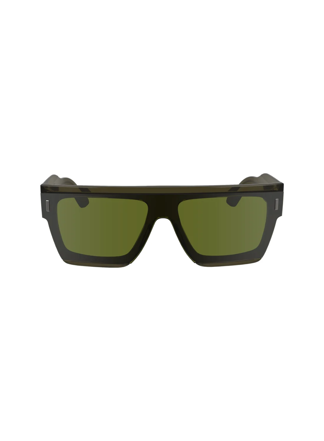 Premium Square Acetate Sunglasses Full Rim Lightweight UV Protection Eyewear for Men and Women (Khaki, 55mm) am6w1