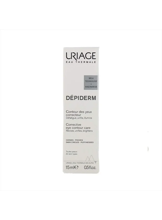 Uriage Depiderm Eye Contour Corrector Brightening Cream for Dark Circles (15 mL) ryqdy