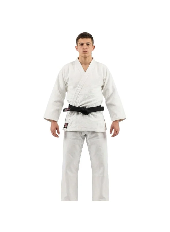 Premium Martial Arts Judo Gi Uniform Professional Training Kimono for Competition (White, Adult) 9dpj1