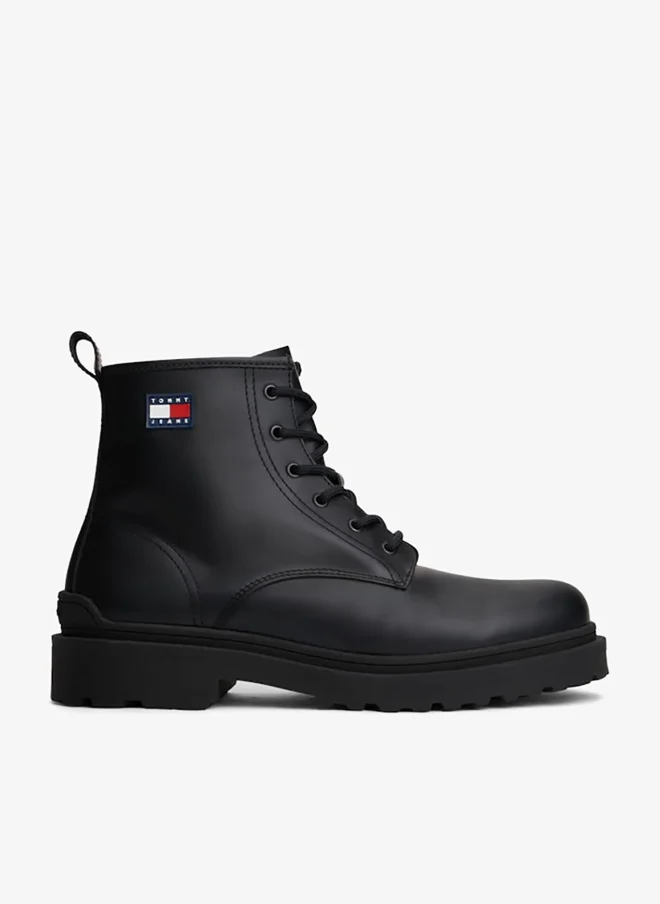 Premium Casual Ankle Hiking Boots Durable Outdoor Footwear for Men and Women (Black, 42 EU) yt7vf