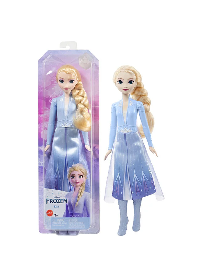 Cartoon FROZEN Fashion Doll Elsa Travel Look Premium Collectible Figure (30 cm) slwuj