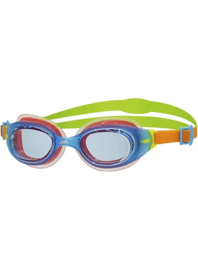 ZOGGS Little Sonic Air Swimming Goggles for Kids (Anti-Fog, UV Protection, Adjustable Strap) (1 Pack, Up to 6 Years) w1973