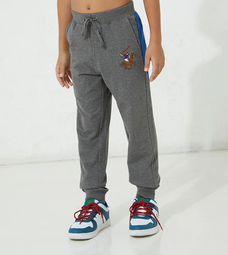 Beverly Hills Polo Club Embroidered Logo Jogger Pants Premium Athletic Wear (Solid, Adult) fyouu