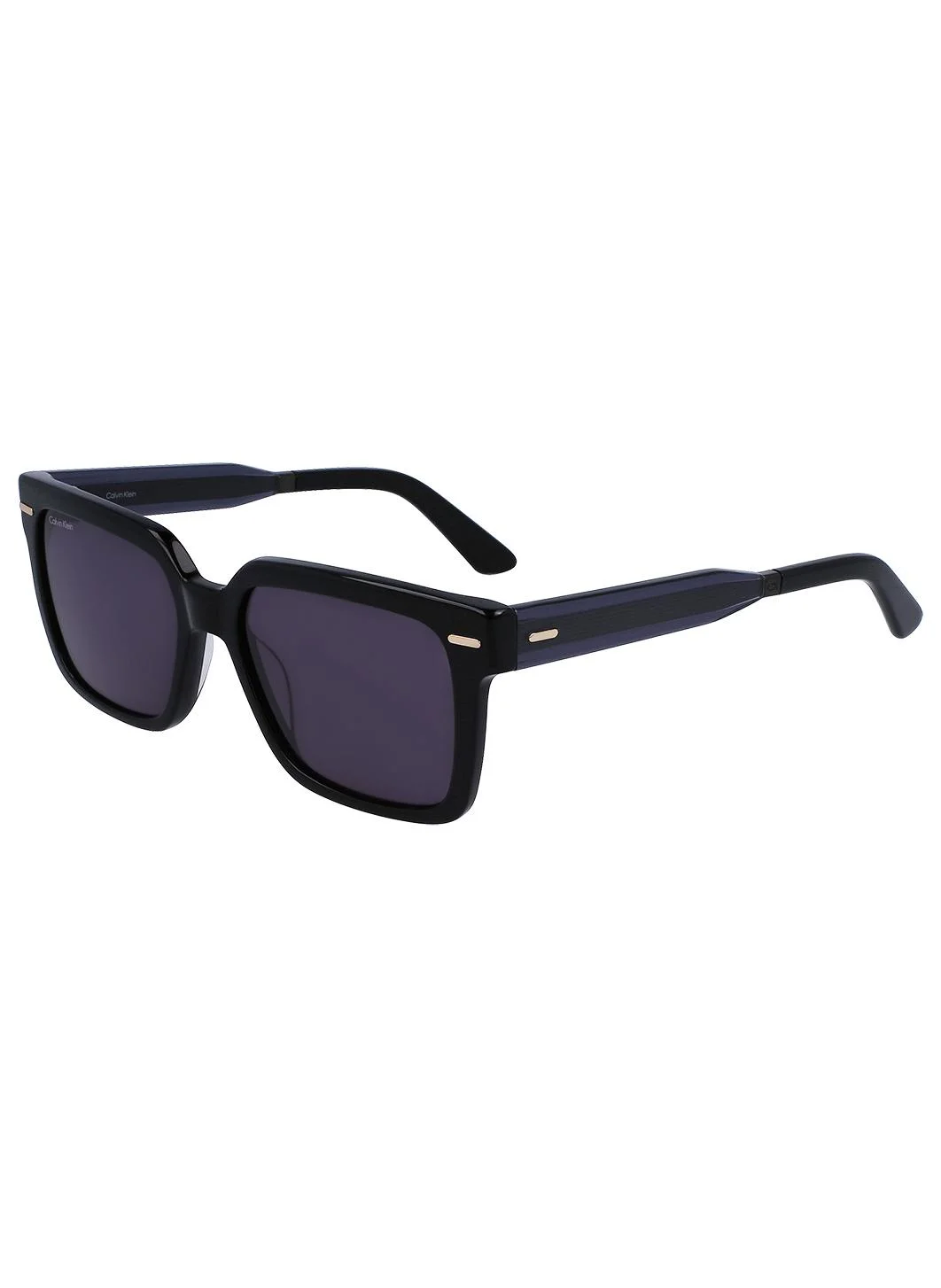 Premium Rectangle Acetate Sunglasses Full Rim Lightweight Eyewear for Men and Women (Black, 55mm) fdfpt