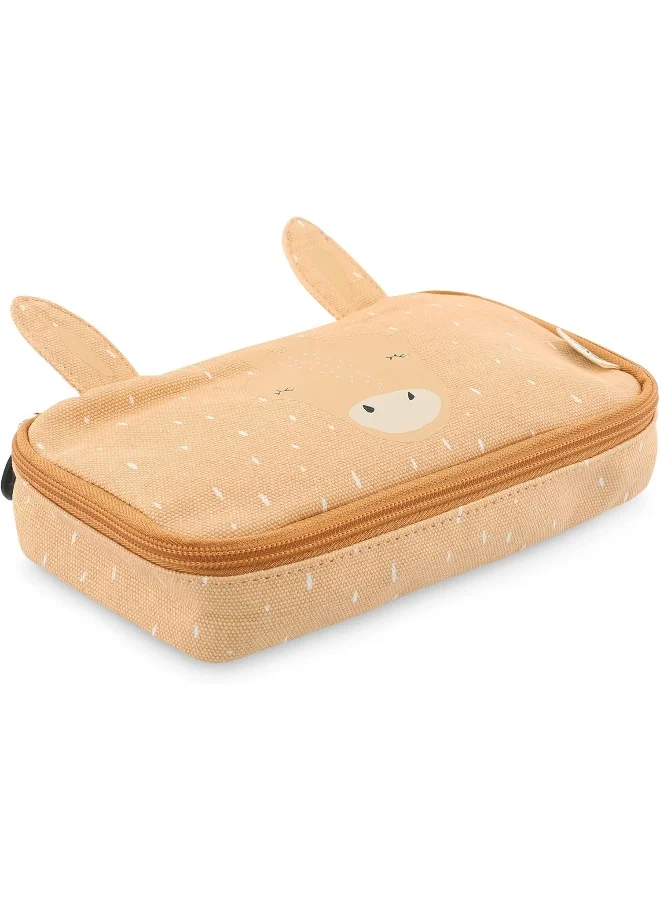 Premium Rectangular Pencil Case for Kids - Mrs. Giraffe Design (21 cm x 7 cm x 6 cm) 6rxxb