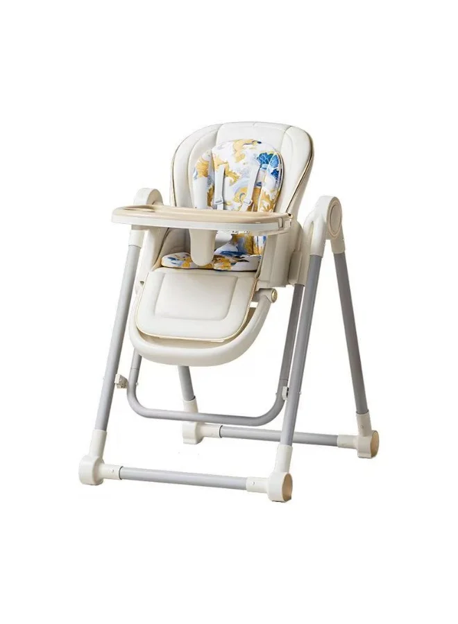 Serinovia 3-in-1 Baby High Chair with Adjustable Height and Detachable Tray (Multi-Functional Feeding and Rocker Chair for Infants and Toddlers) 897c6