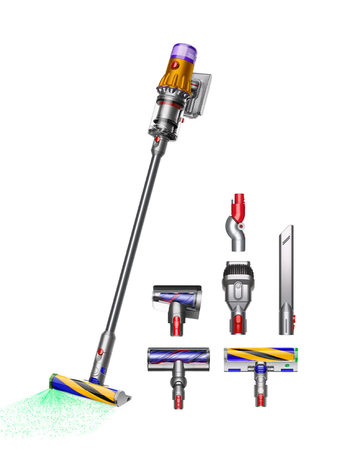 High-Speed Ionic Cordless Vacuum Cleaner Powerful Suction Lightweight Design (Multicolour, 545 W) 2er77