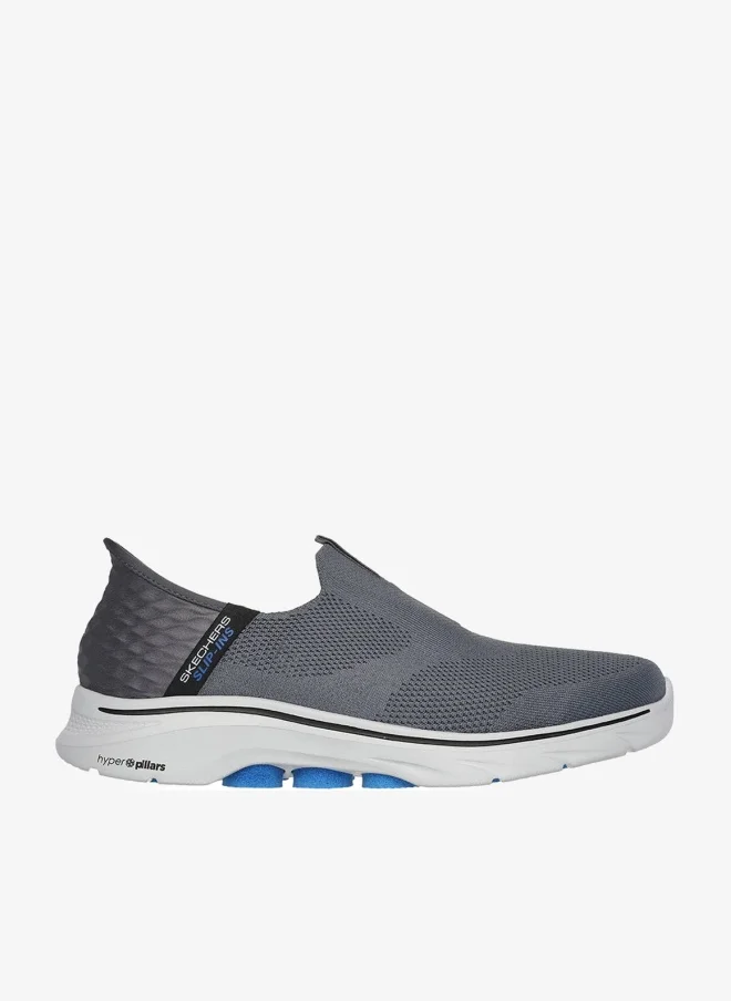 Premium Lightweight Walking Sneakers for Men and Women (Breathable Mesh, Slip-On Design, Black, 42 EU) 5k4ae