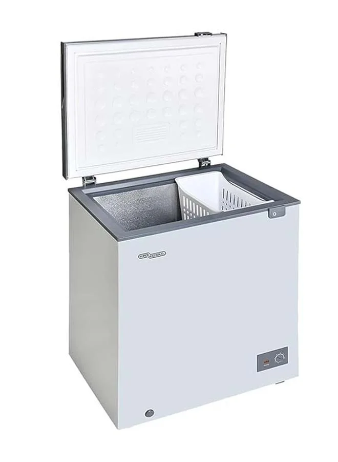 Super General Single Door Chest Freezer (200L Gross Capacity, Low Frost, Silent Operation, White) akzmd