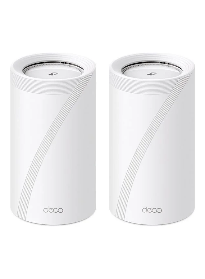Premium Tri-Band WiFi 7 Mesh System BE19000 Whole Home Coverage (2-Pack, White) as2td