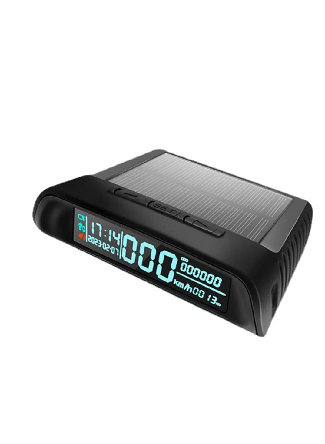 SYOSI Solar GPS Head Up Display Digital Speedometer with LED Screen and Overspeed Alarm for Car Truck RV SUV r9jrp