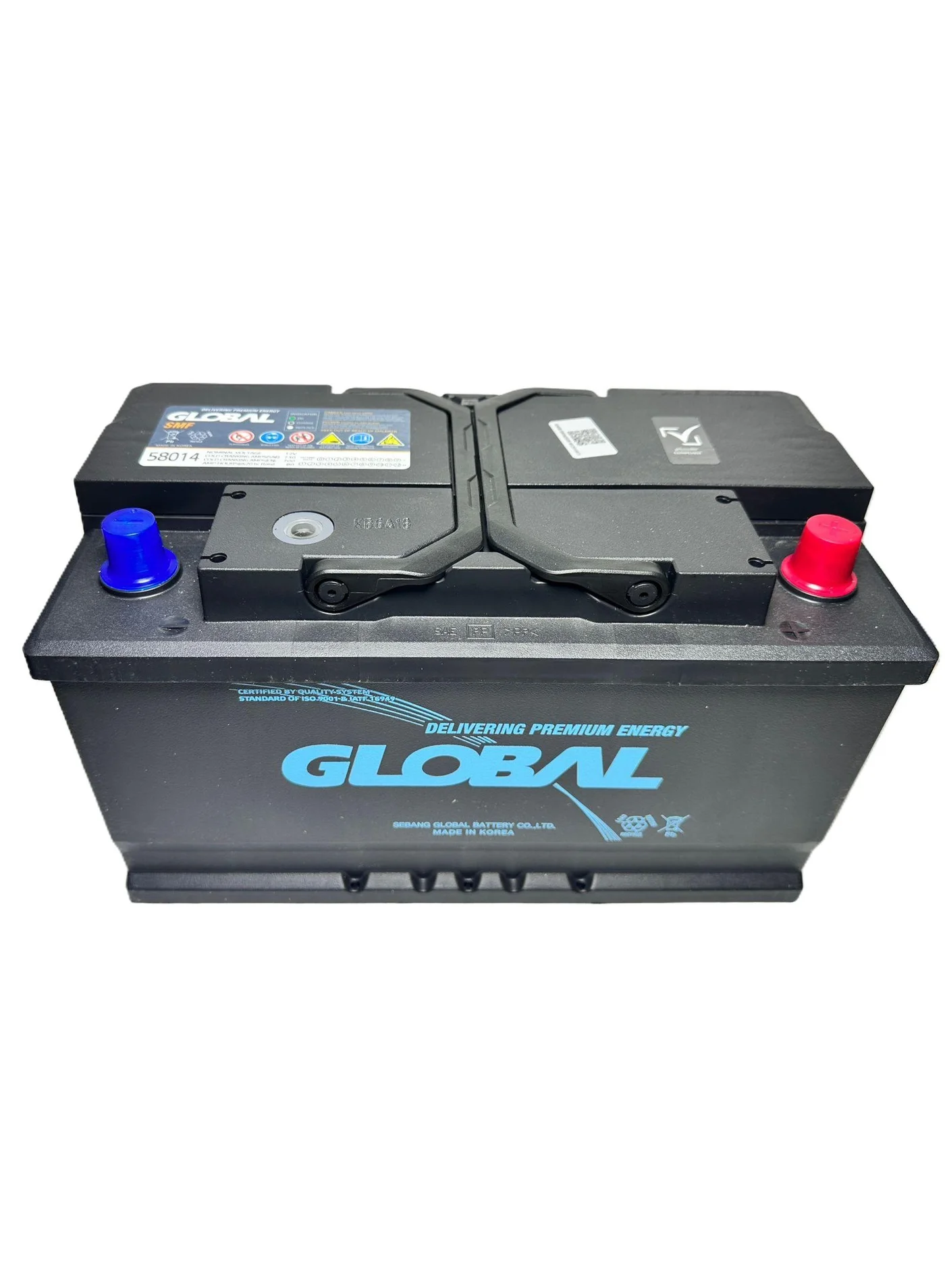 GLOBAL Automotive Battery 12V 80AH DIN80L (58014) Premium Maintenance-Free Power Source v1mu0