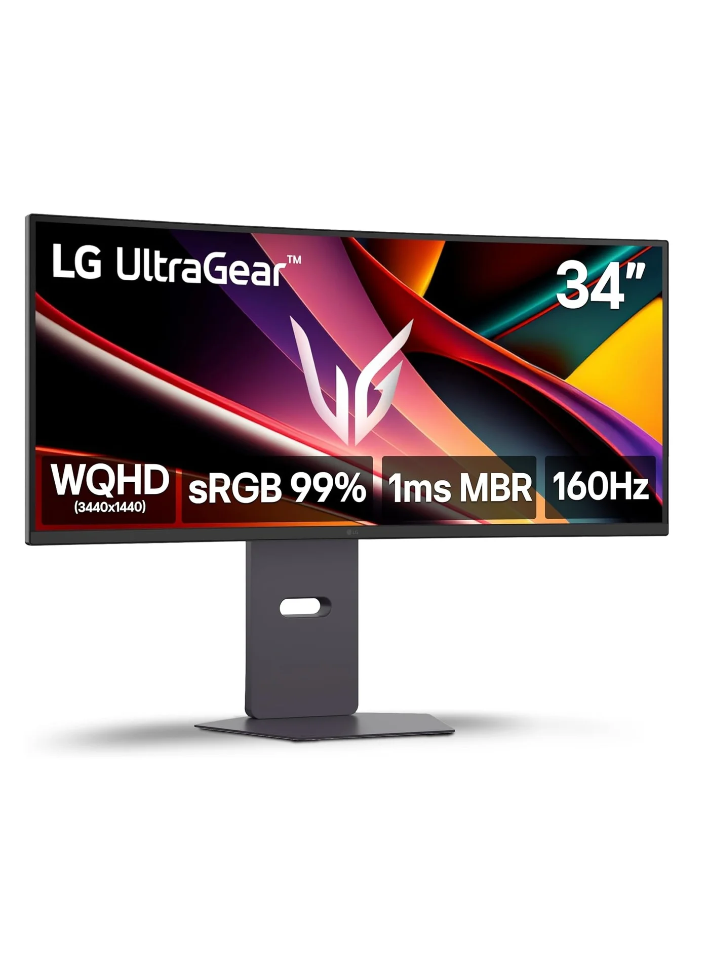 Ultra-HD 34-inch WQHD Curved Gaming Monitor, 160Hz Refresh Rate, 1ms Response Time, HDR10, 99% sRGB, HDMI and DisplayPort Connectivity (Black, 34-inch) y27z6