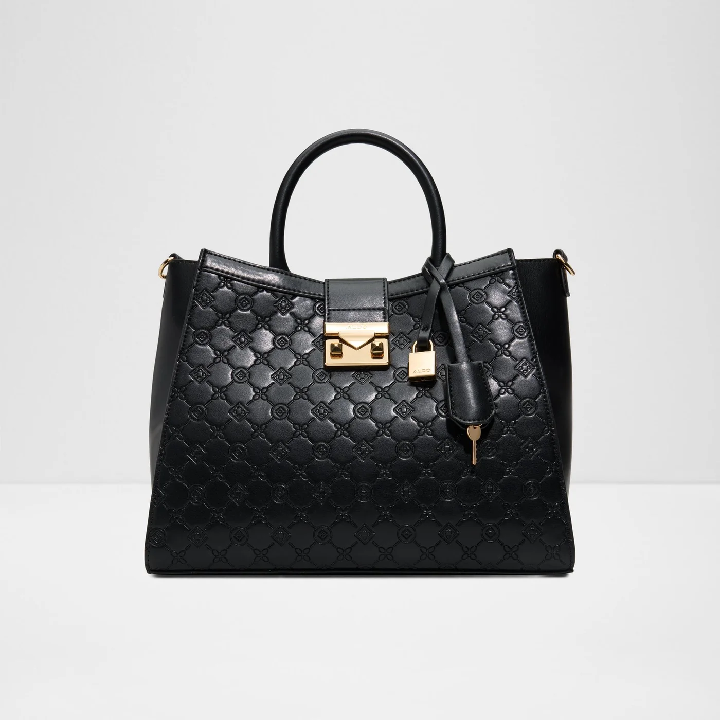 Premium Self Patterned Tote Bag Elegant Shoulder Handbag for Women (One Size) 1pz9c